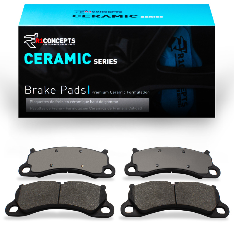 Porsche Boxster Brake Pads - Front - R1 Concepts - Ceramic - `12-`16